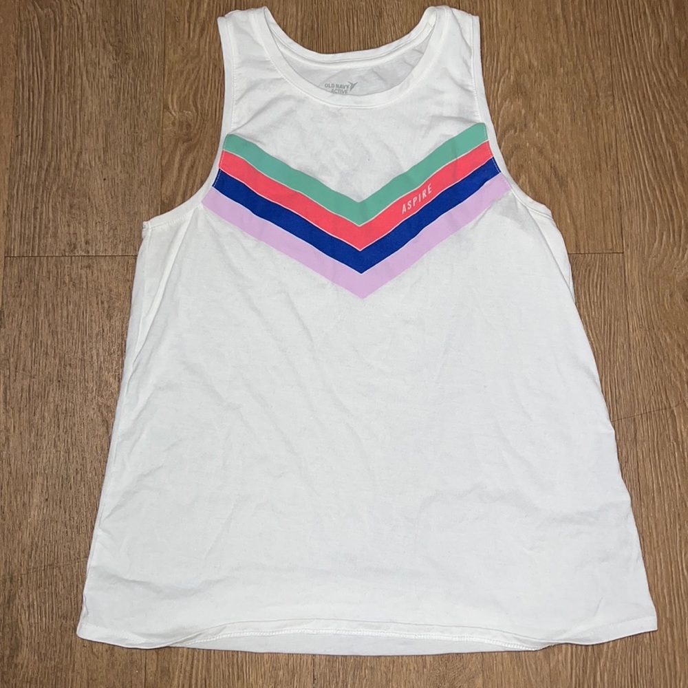 Old Navy white tank top